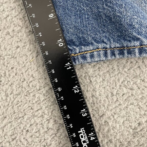 Levi's 505 Shorts Men 42 Blue Medium Wash Regular Fit Denim - Picture 11 of 14